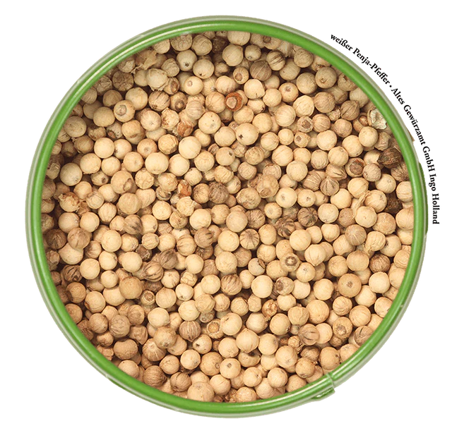 Altes Gewürzamt Weißer Penja-Pfeffer (Ganz) – 90g