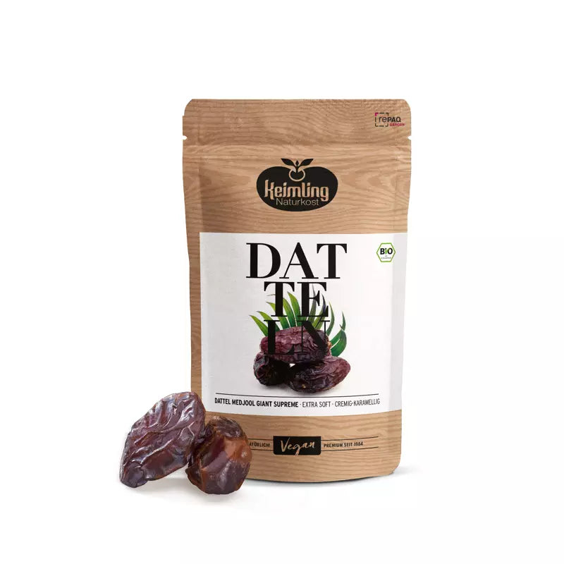 Keimling Naturkost Datteln Medjool Giant Supreme (extragroß mit Stein) – 200g