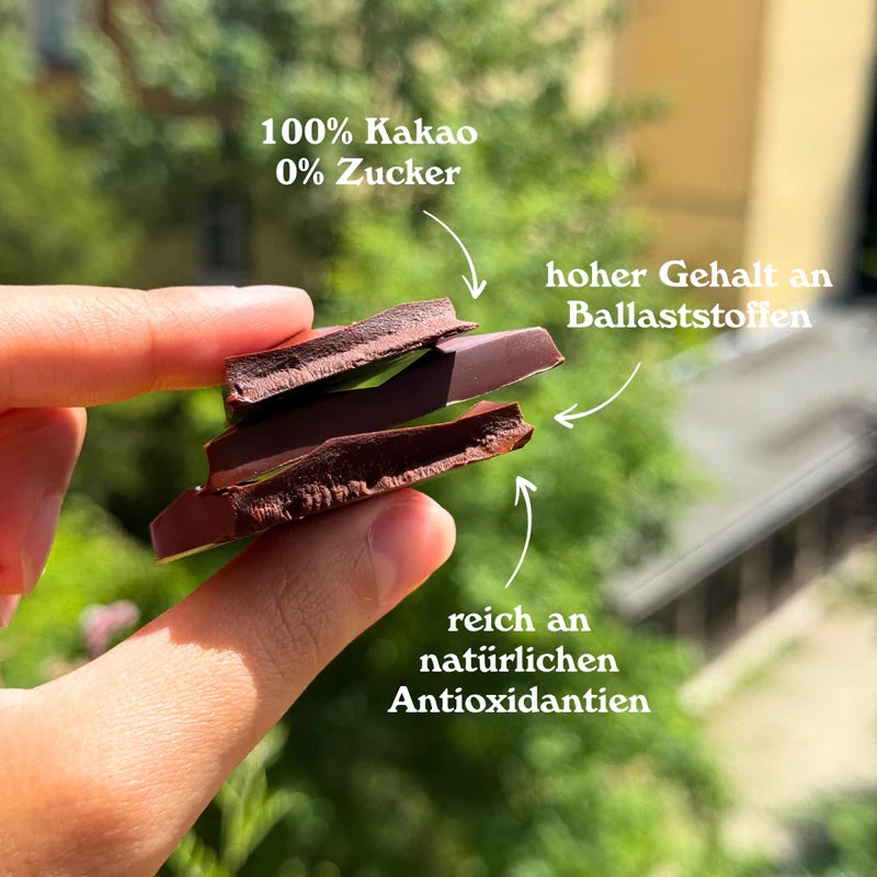 100 % Bio-Kakao-Tafel – perfekt für Desserts und Bowls!🍫🎂