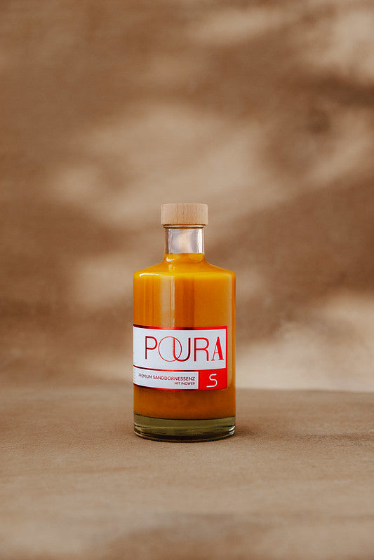 Poura Sanddorn Essenz 195ml – Natürlich kraftvoll und voller Vitamine