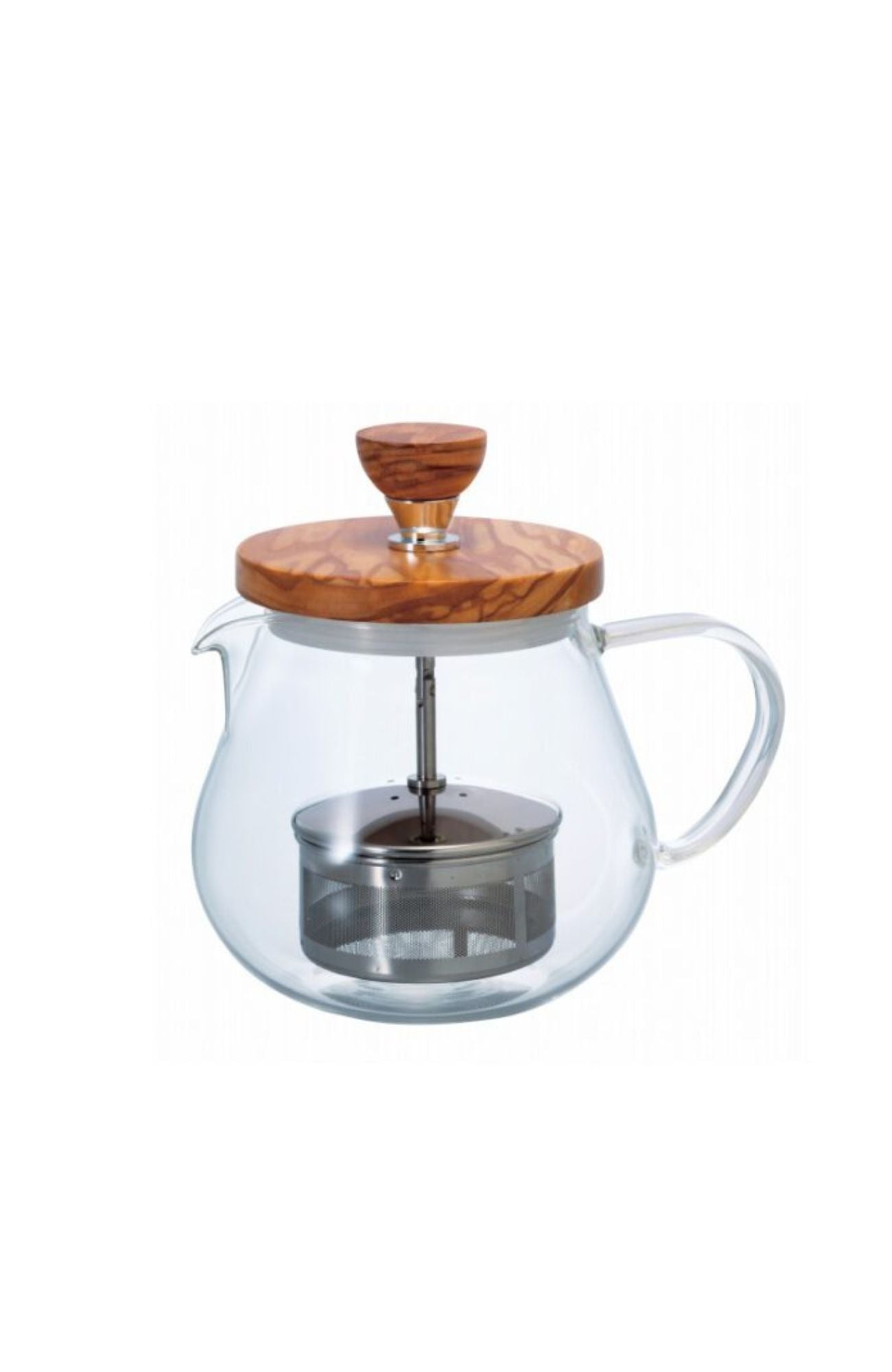 Hario Kanne mit Filter und Olivenholzdeckel – 450 ml / 700 ml
