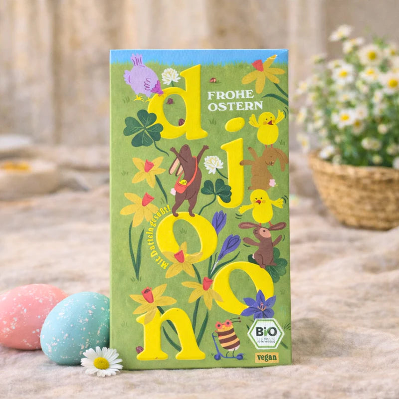 djoon Organic Date Pralines – Raspberry Cream, 9 pieces (100g)