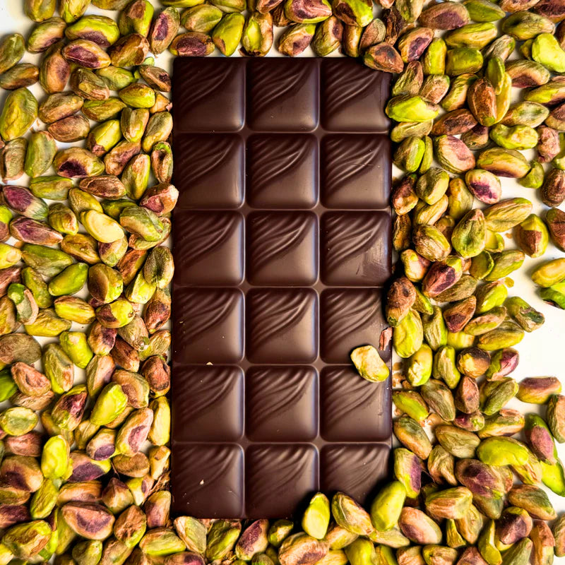 Bio Dattelschokolade - Bomba di Pistacchio 🧡