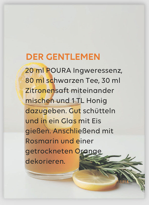 Poura Ingwer Essenz 495ml & 195ml – Pure Ingwerpower für mehr Energie und Frische