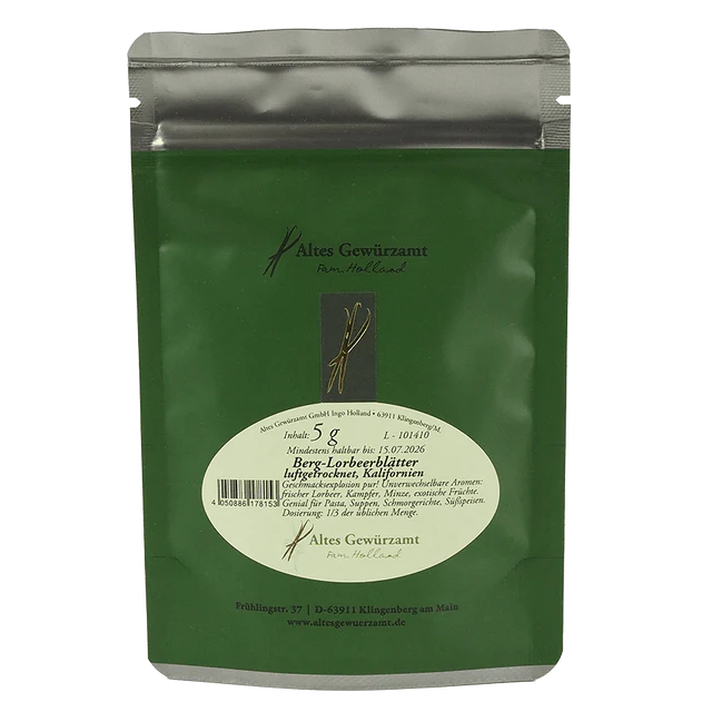 Altes Gewürzamt Berg-Lorbeerblätter – 5 g